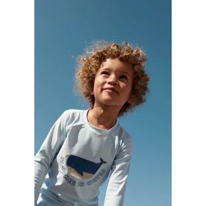 Dječja majica dugih rukava za kupanje Liewood Noah Placement Longsleeve Swim Tee LW19008