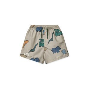 Dječje kratke hlače za kupanje Liewood Duke Printed Board Shorts boja: bež, LW20068