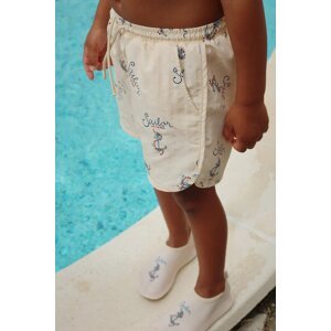 Kratke hlače Konges Sløjd ASNOU SWIM SHORTS boja: bež, KS103344