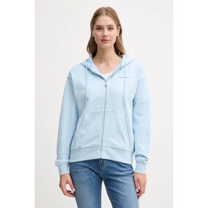 Dukserica Calvin Klein Jeans za žene, s kapuljačom, s tiskom, LV047B270G