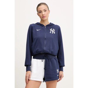 Dukserica Nike New York Yankees za žene, boja: tamno plava, s kapuljačom, s aplikacijom, 035D-160N-NK-HVV