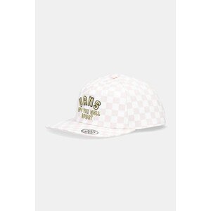 Pamučna kapa sa šiltom za bebe Vans Willow Snapback boja: ružičasta, s uzorkom, VN000MNCD3X1