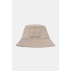 Šešir Armani Exchange boja: smeđa, XM000794 AF12283