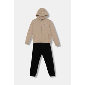Dječja trenirka EA7 Emporio Armani boja: zelena, 7B000031 AF10380