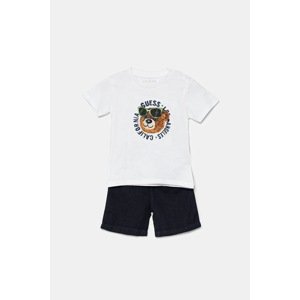 Komplet za bebe s dodatkom lana Guess boja: bijela, I5GG09 K5M20