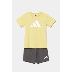 Pamučni komplet za bebe adidas boja: žuta, JC9640