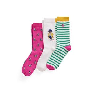 Dječje čarape Polo Ralph Lauren 3-pack boja: ružičasta, 448969097001
