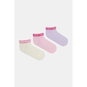 Dječje čarape Fila 3-pack boja: ružičasta, F1429