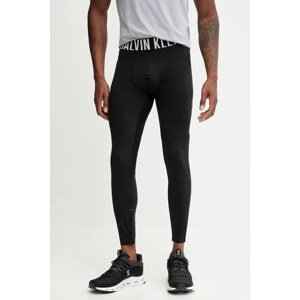 Tajice za trening Calvin Klein Performance boja: crna, bez uzorka, LVGMS5L600