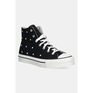 Dječje tenisice Converse Chuck Taylor All Star EVA Lift boja: crna, A12608C