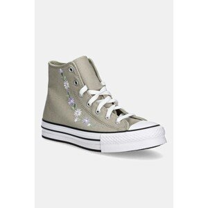 Dječje tenisice Converse CHUCK TAYLOR ALL STAR EVA LIFT boja: bež, A11825C