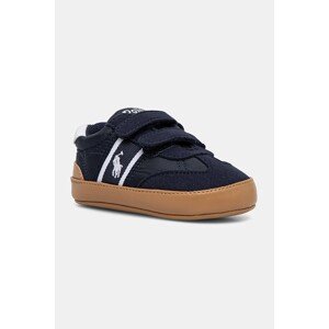 Cipele za bebe Polo Ralph Lauren HERITAGE COURT III T-TOE EZ LAYETTE boja: tamno plava, RL02362410