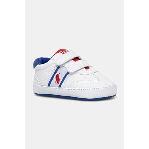 Cipele za bebe Polo Ralph Lauren HERITAGE COURT III T-TOE EZ LAYETTE boja: bijela, RL02496101