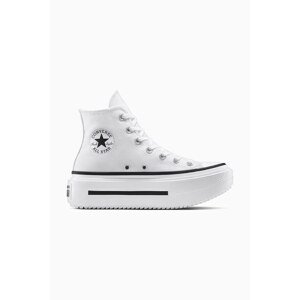 Tenisice Converse Chuck Taylor All Star Lift Double Stack unisex, boja: bijela, A12976C