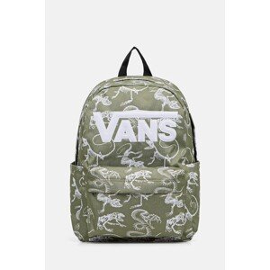 Dječji ruksak Vans Old Skool Grom Backpack boja: zelena, veliki, s uzorkom, VN000H56CBO1