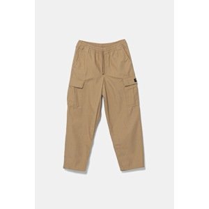 Dječje pamučne hlače Vans Range Cargo Baggy Tapered Pant boja: zelena, bez uzorka, VN000NW44MG1