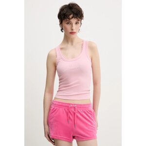 Top Juicy Couture JUICY HIBISCUS CRYSTAL boja: ružičasta, JCWLV125335
