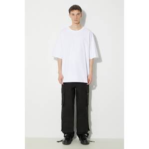 Pamučna majica Vans Premium Standards SS T-Shirt LX za muškarce, boja: bijela, bez uzorka, VN000GBYWHT1