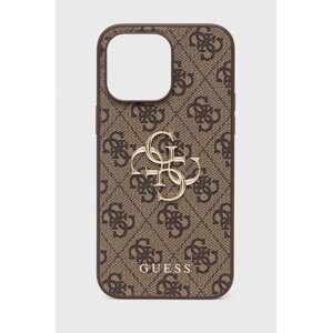 Etui za telefon Guess iPhone 14 Pro Max 6,7" boja: smeđa