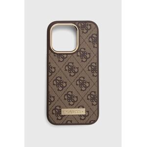 Etui za telefon Guess iPhone 14 Pro 6,1" boja: smeđa