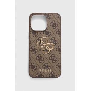 Etui za telefon Guess iPhone 15 Pro Max 6.7 boja: smeđa