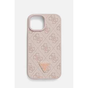Etui za telefon Guess iPhone 15 / 14 / 13 6.1 boja: ružičasta, GUHCP15SP4TDPP