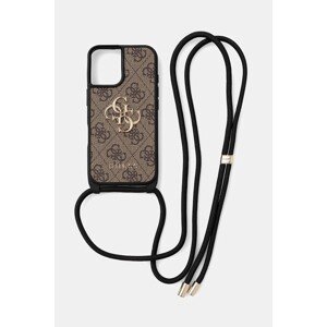 Etui za telefon Guess iPhone 16 boja: smeđa, GUHCP16SP4GMGCRW