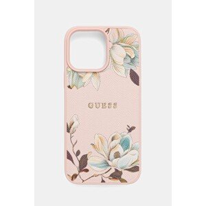Etui za telefon Guess iPhone 16 Pro Max boja: ružičasta, GUHMP16XPGNMPLMP
