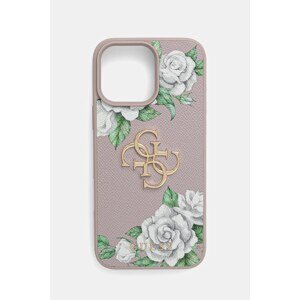 Etui za telefon Guess iPhone 16 Pro Max boja: ljubičasta, GUHCP16XPGROP4MU