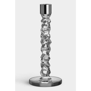 Ukrasni svijećnjak Orrefors Carat 24,2 cm 2-pack boja: siva