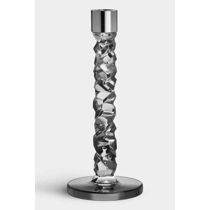 Ukrasni svijećnjak Orrefors Carat 24,2 cm 2-pack boja: siva