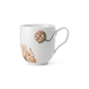 Šalica Kähler Poppy 330 ml boja: bijela