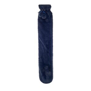 Termofor Aroma Home Faux Fur Long Hot Water Bottle boja: tamno plava
