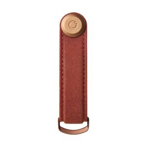 Etui za ključeve Orbitkey Waxed Canvas 8,5 cm boja: crvena