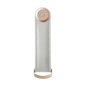 Etui za ključeve Orbitkey Leather Stone 8,5 cm boja: bijela