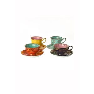Set šalica za kavu s tanjurićima Pols Potten 4-pack
