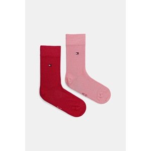 Dječje čarape Tommy Hilfiger 2-pack boja: ružičasta, 391334