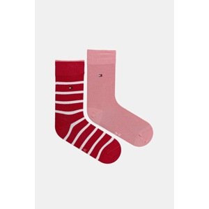 Dječje čarape Tommy Hilfiger 2-pack boja: ružičasta, 701229939