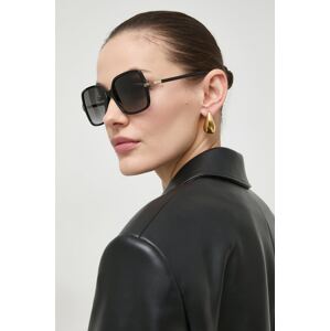 Sunčane naočale Gucci za žene, boja: crna