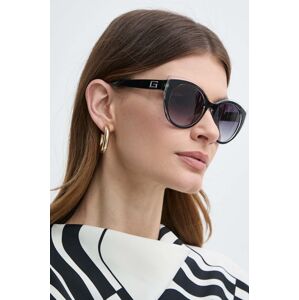 Sunčane naočale Guess za žene, boja: crna, GU7909_5305B
