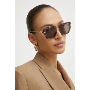 Sunčane naočale Dolce & Gabbana za žene, boja: smeđa, 0DG4474