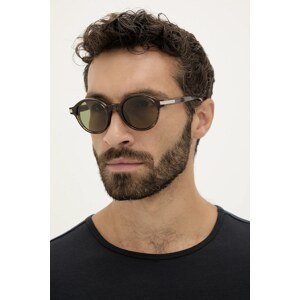 Sunčane naočale Zegna boja: smeđa, EZ0253_5050N