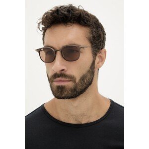 Sunčane naočale Zegna boja: smeđa, EZ0260_5037E