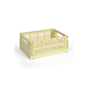 Kutija za pohranu HAY Colour Crate M / 14 x 26,5 x 34,5 cm boja: žuta