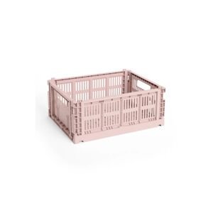 Kutija za pohranu HAY Colour Crate M / 14 x 26,5 x 34,5 cm boja: ružičasta