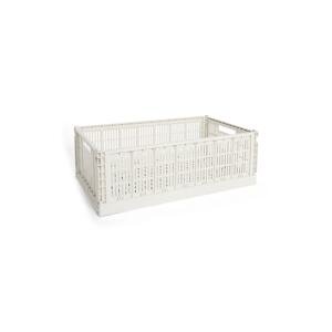 Kutija za pohranu HAY Colour Crate XL / 24 x 42 x 68 cm boja: bijela