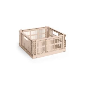 Kutija za pohranu HAY Colour Crate M /14 x 26,5 x 34,5 cm boja: ružičasta