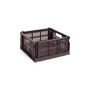 Kutija za pohranu HAY Colour Crate M /14 x 26,5 x 34,5 cm boja: bordo