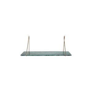 Viseća polica House Doctor HDMarble 24 x 70 cm boja: tirkizna