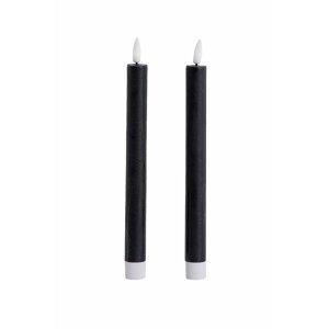 Set lled svijeća Light & Living Alira 22 cm 2-pack boja: crna